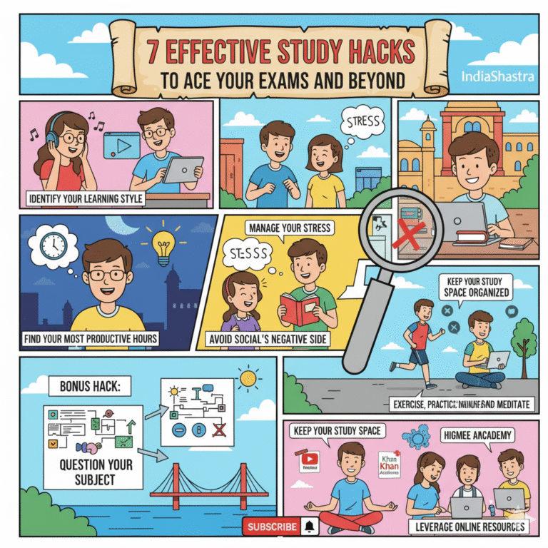 7 Effective Study Hacks to Ace Your Exams