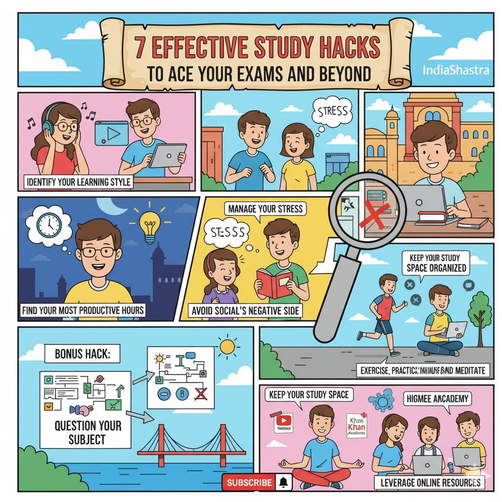 7 Effective Study Hacks to Ace Your Exams